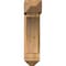 Ekena Millwork Thorton Arts and Crafts Smooth Bracket w/ Offset Brace, Western Red Cedar, 7 1/2"W x 22"D x 30"H BKT0806X22X30THR03SWR - alternate 4